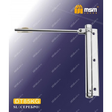 Доводчик двери MSM пружинный DT85KG Серебро (SL)