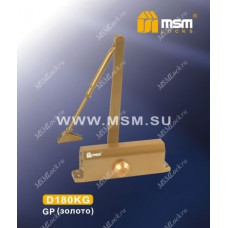 Дверной доводчик MSM D180KG Золотой (GP)