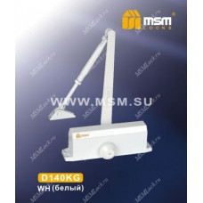 Доводчик дверной MSM D140KG Белый (WH)