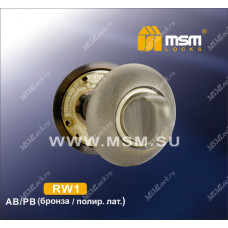 Накладка-фиксатор RW1 Бронза / Полированная латунь (AB/PB)