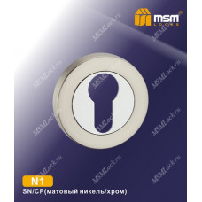 Накладка-фиксатор N1 Матовый никель / Хром (SN/CP)