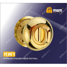 Накладка-фиксатор RW1 Полированная латунь / Матовая латунь (PB/SB)