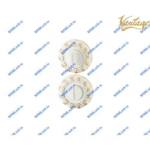 Фиксатор поворотный Vantage BK10WG белый / золото