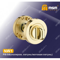 Накладка-фиксатор NW1 Полированная латунь / Матовая латунь (PB/SB)