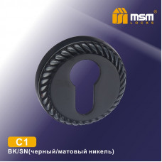 Накладка под цилиндр MSM C1 BK/SN