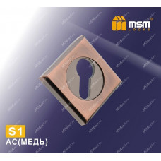 Накладка под цилиндр S1 Медь (AC)