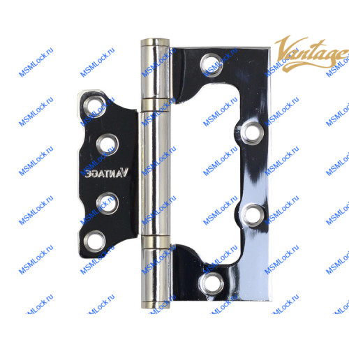 Петля Vantage 2BB 100x75x2,5 mm CP полированный хром (без врезки)
