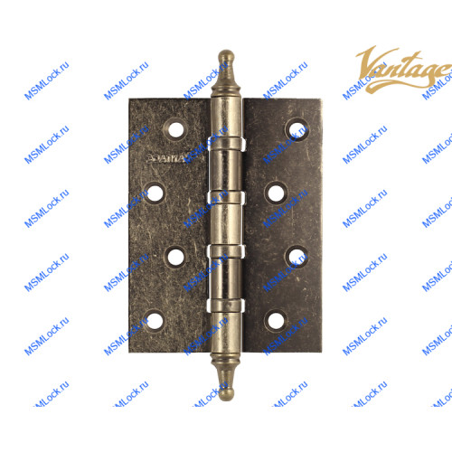 Петля Vantage 100x75x3 mm B4K-AS состаренное серебро (универсальная)