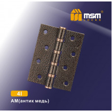 Петля универсальная 100 мм без колпачка 4I Антик медь (AM)