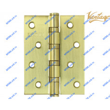 Петля Vantage 4BB 100x75x2,5 mm SB матовое золото (универсальная)