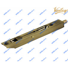 Торцевой шпингалет Vantage LX140 AB бронза