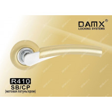 Ручка MSM DAMX R410 Матовая латунь / Хром (SB/CP)
