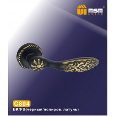 Ручка MSM C804 BK/PB Ручка MSM C804 BK/PB