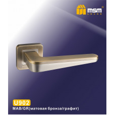 Ручка MSM U902 матовая бронза / графит (MAB/GR)