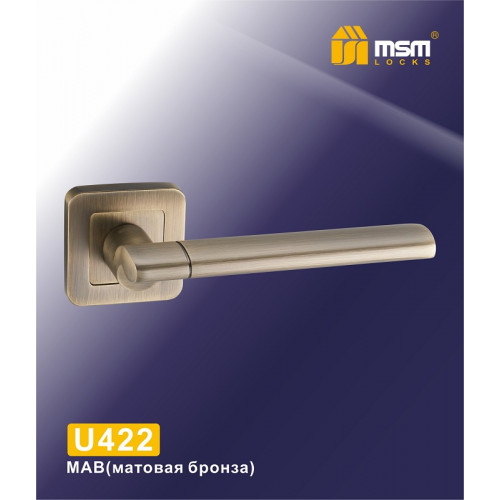 Ручка MSM U422 матовыя бронза MAB