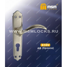 Ручка на планке 610V Бронза (AB)