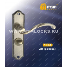 Ручка на планке MSM 160 A Бронза (AB)