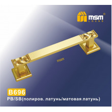 Ручка скоба B696 PB/SB золото