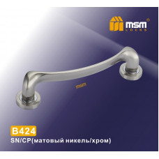 Ручка скоба B424 SN/CP
