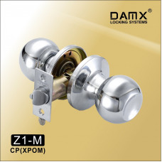 Ручка защелка (шариковая) DAMX Z1 хром cp Межкомнатная (M)