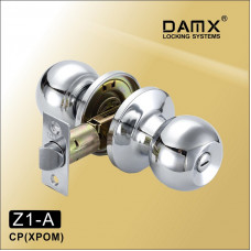 Ручка защелка (шариковая) DAMX Z1 хром cp Сантехническая (A)