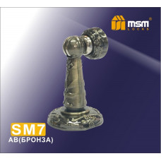Дверной магнитный стопор SM7 бронза