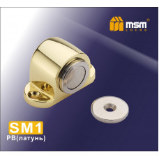 Напольный магнитный упор SM1 золото