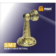 Дверной магнитный упор SM7 матовое золото