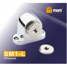 Напольный магнитный упор SM1-L хром