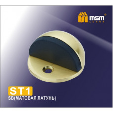 Упор дверной напольный ST1 матовое золото