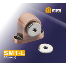 Напольный магнитный упор SM1-L медь