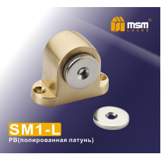 Напольный магнитный упор SM1-L золото