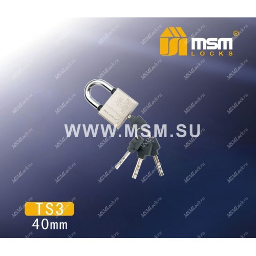Навесной замок MSM TS3 размер 40
