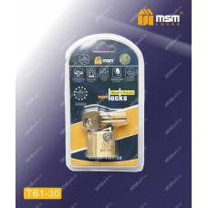 Навесной замок MSM TB1 в Блистере размер 30
