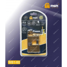 Навесной замок MSM WB1 размер 60 Навесной замок MSM WB1 размер 60