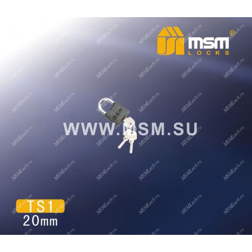 Навесной замок MSM TS1 размер 20