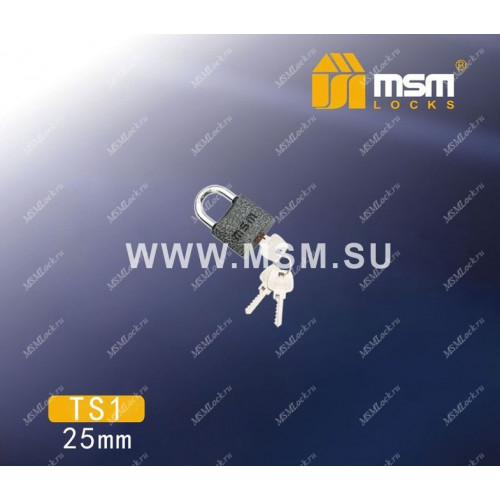 Навесной замок MSM TS1 размер 25