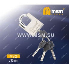 Навесной замок MSM VS3 (VS2)размер 70 Навесной замок MSM VS3 (VS2)размер 70