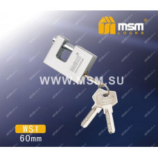 Навесной замок MSM WS1 размер 60 Навесной замок MSM WS1 размер 60