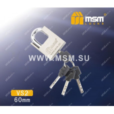 Навесной замок MSM VS3 (VS2)размер 60 Навесной замок MSM VS3 (VS2)размер 60