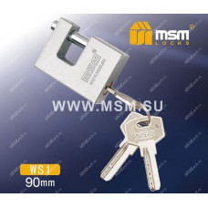 Навесной замок MSM WS1 размер 90 Навесной замок MSM WS1 размер 90