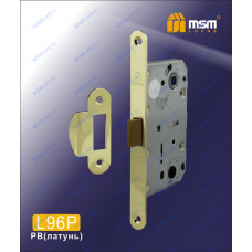 Дверной замок MSM L96P Полированная латунь (PB)