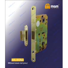 Дверной замок MSM ML85MI Матовая латунь (SB)
