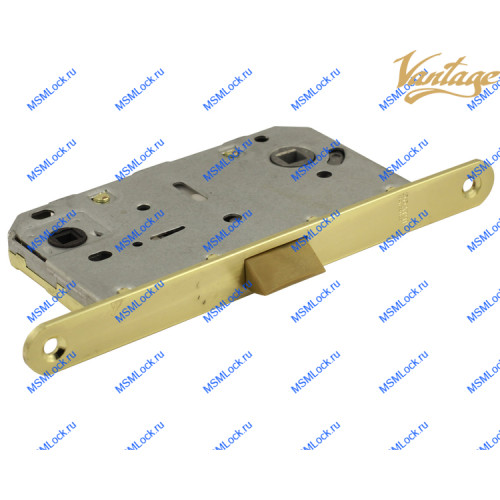 Дверной замок Vantage P96 SB матовое золото (под фиксатор)