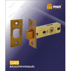 Механизм врезной Задвижка D45 Коричневый (BR)