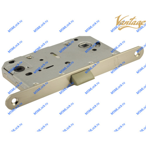 Дверной замок Vantage P96 SN матовый никель (под фиксатор)