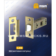 Механизм врезной Межкомнатный L45 Матовая латунь (SB)