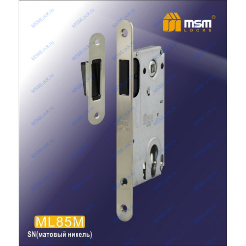 Дверной замок MSM ML85M Матовый никель (SN)