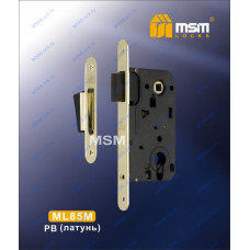 Дверной замок MSM ML85M Полированная латунь (PB)