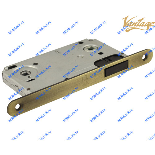 Дверной замок Vantage M90 AB бронза (магнитная, под фиксатор)